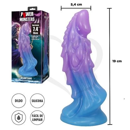 Monster dildo de silicona con sopapa